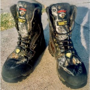 MENS Herman Survivors Waterproof Insulated Slip Resistant CAMO BOOTS
